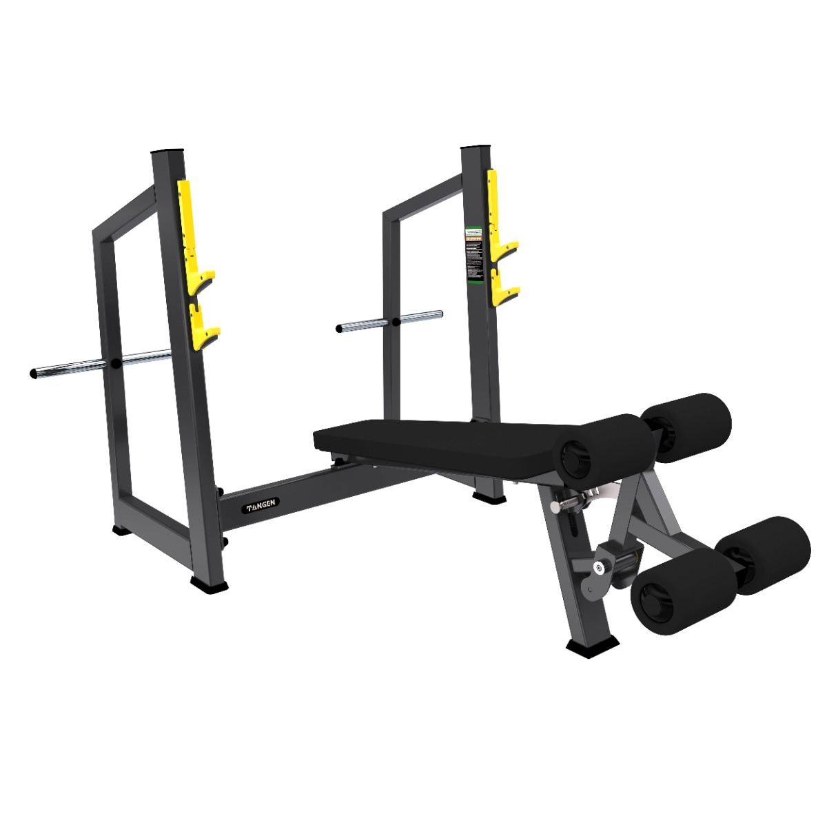 A3041 Скамья-стойка для жима под углом вниз