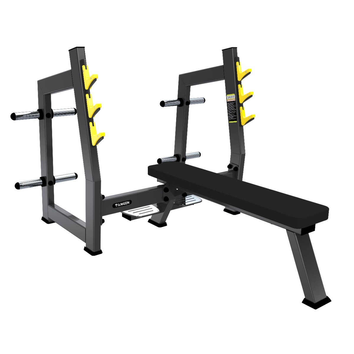A3043М Скамья-стойка для жима штанги лёжа с площадкой для страховки