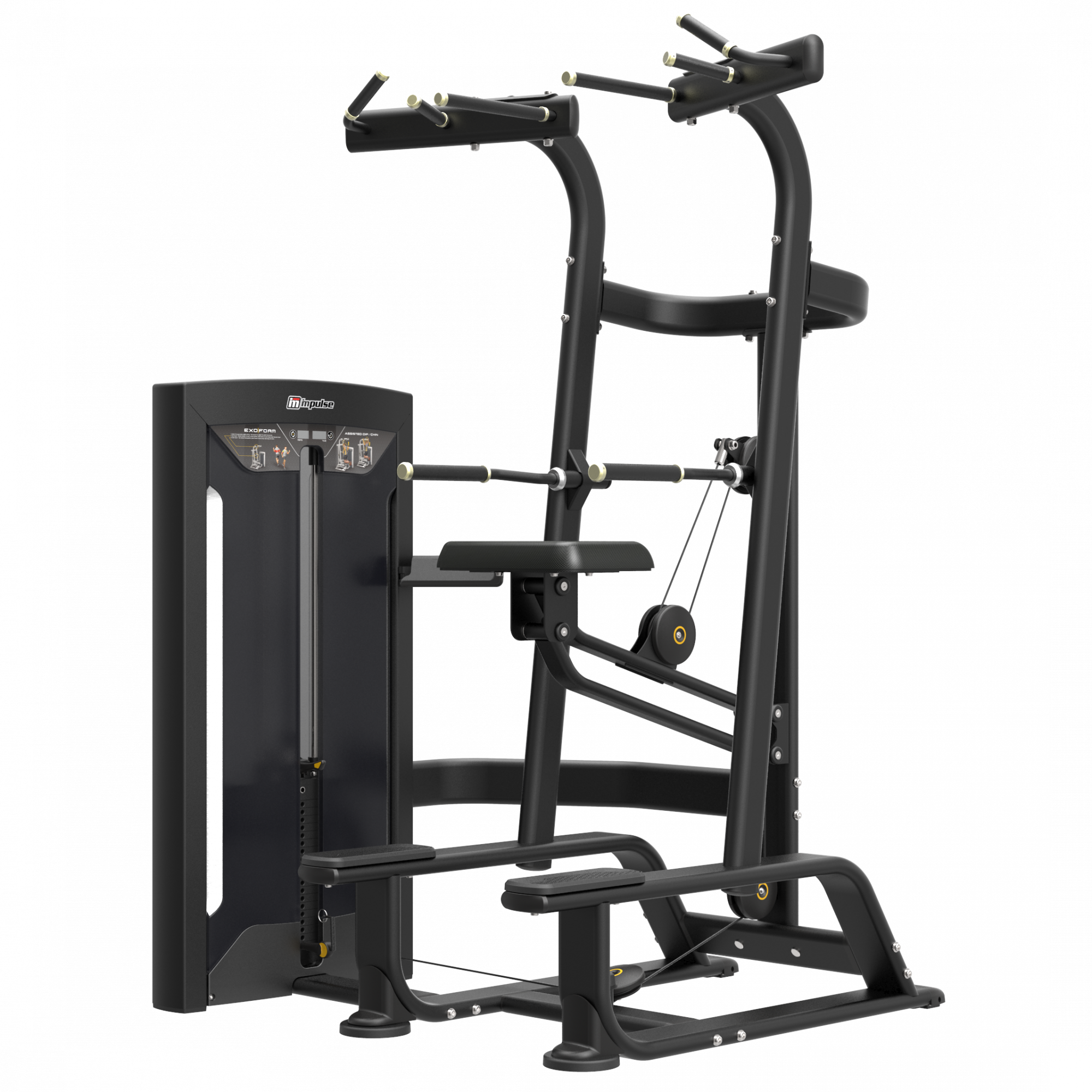 Impulse FE9720 подтягивание / отжимание с помощью, профессиональный тренажер