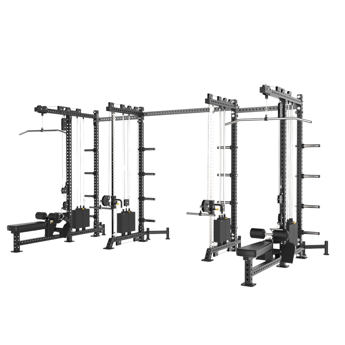 Impulse 1MS два модуля MS11 и MS12 с опцией-стойкой для хранения дисков MS00 соединенные между собой перекладиной