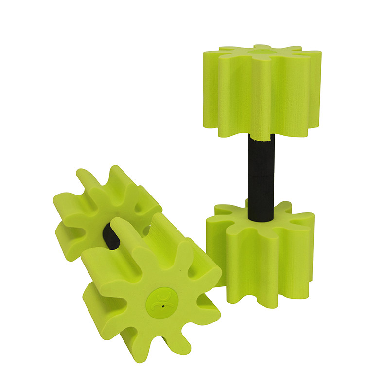 Гантели для аква-аэробики AQQUATIX Wave среднее сопротивление, пара, синий