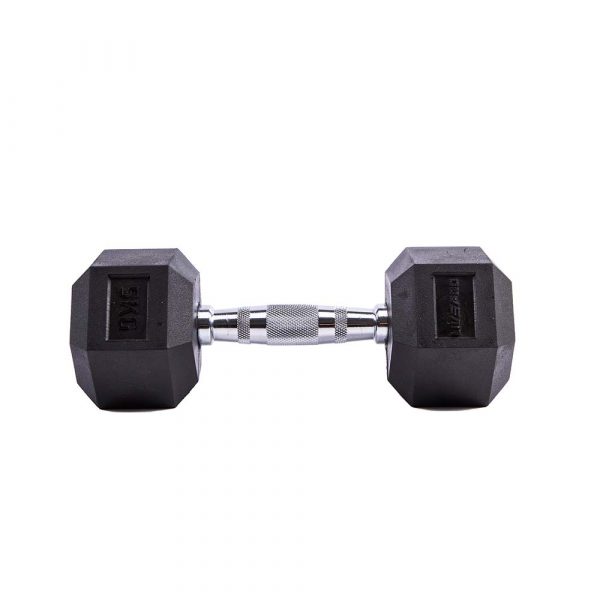 Гексагональные гантели LIVEPRO Hex Dumbbell 20 кг, пара, черный