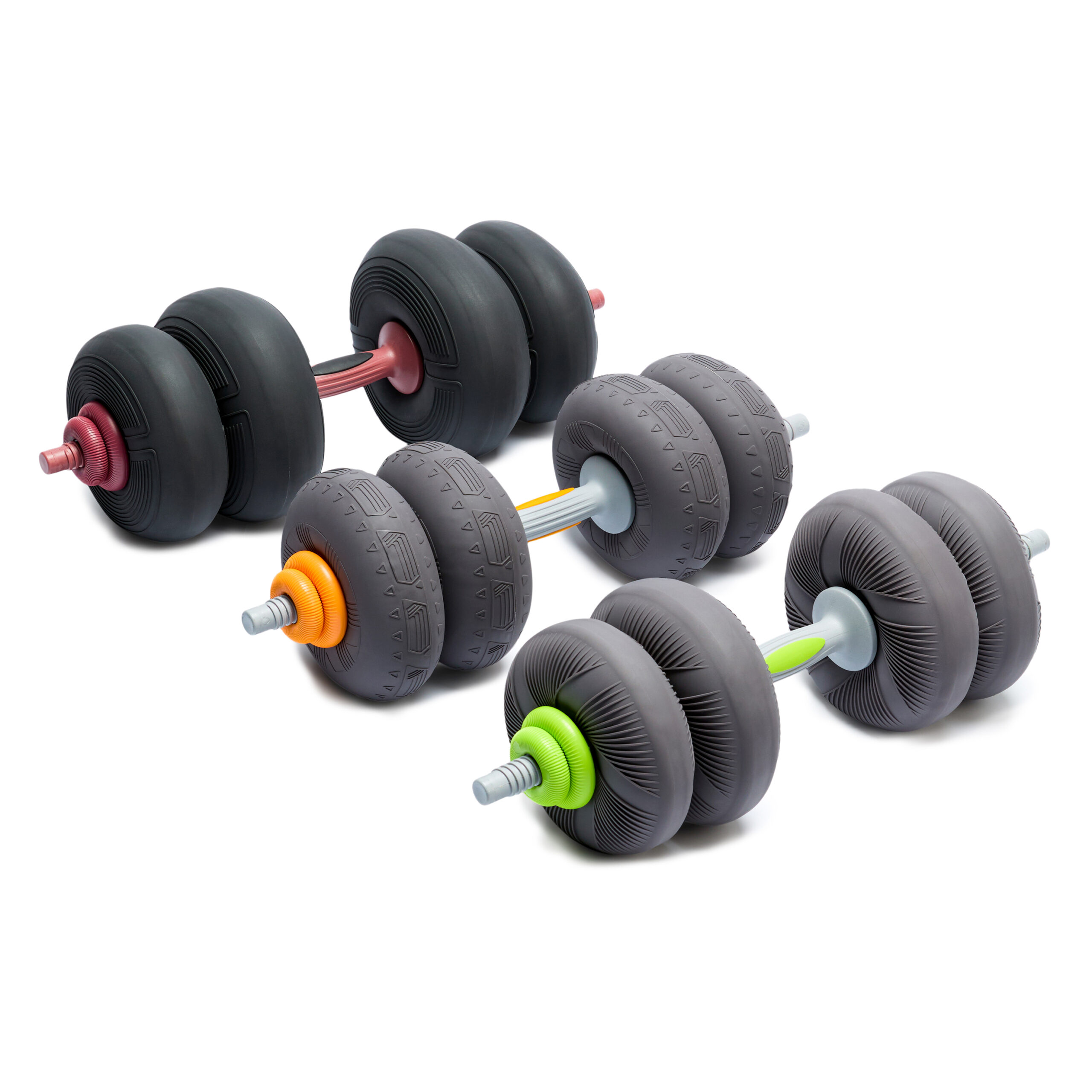 Мягкая гантель LIVEPRO Soft Dumbbell 20 кг, серый/красный