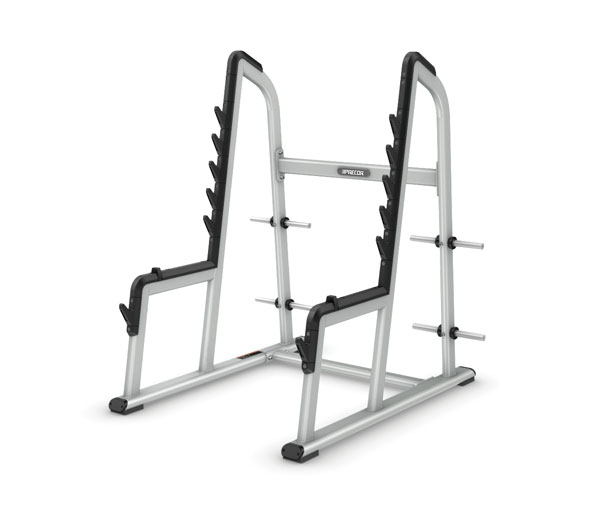 Стойка для приседаний PRECOR Discovery Line DBR 608 глянцевый серебряный белый