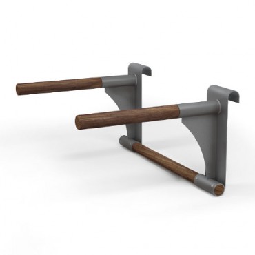 Турник-брусья мультиадаптер к шведской стенке NOHrD орех