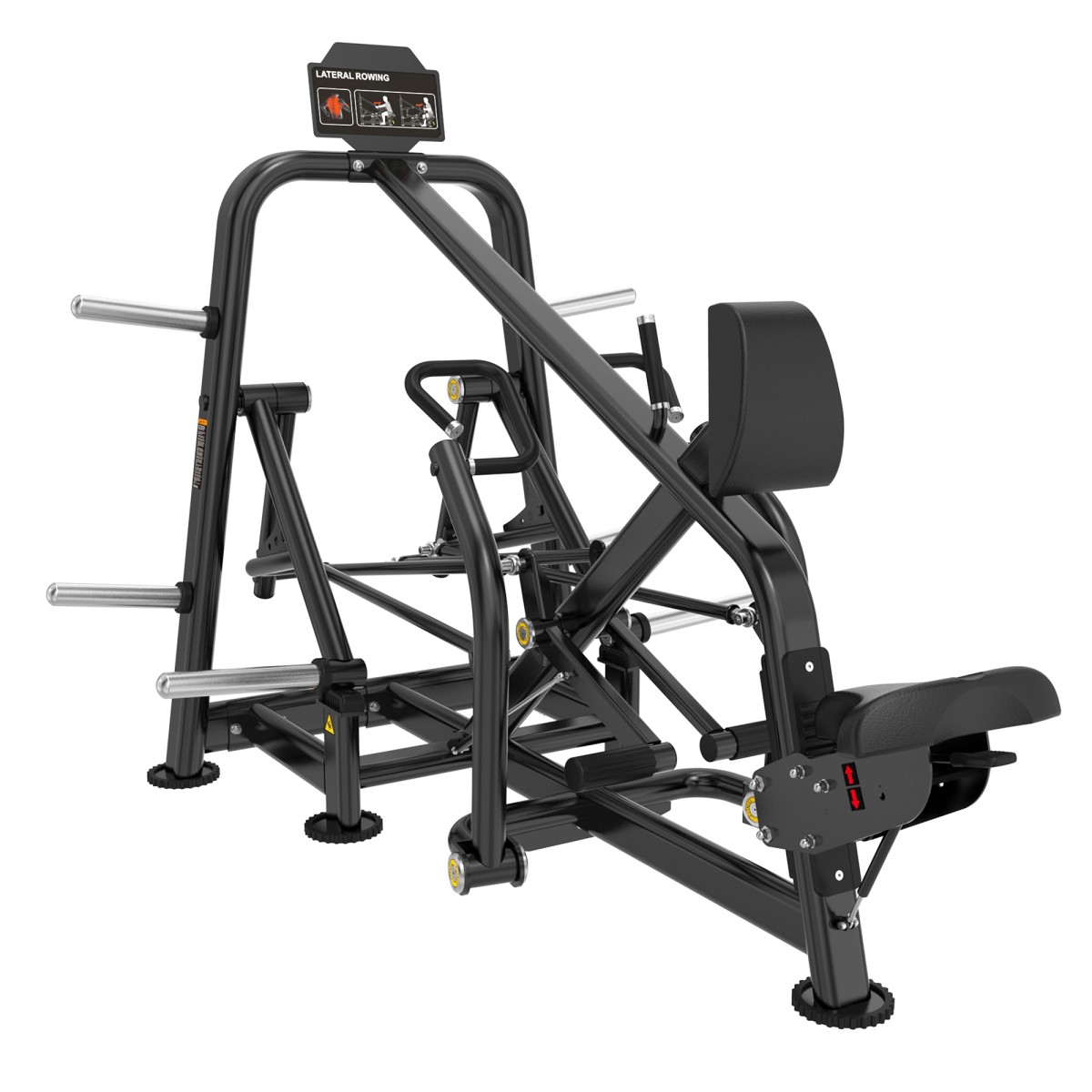 Горизонтальная тяга с упором в грудь на свободных весах Protrain LXP107