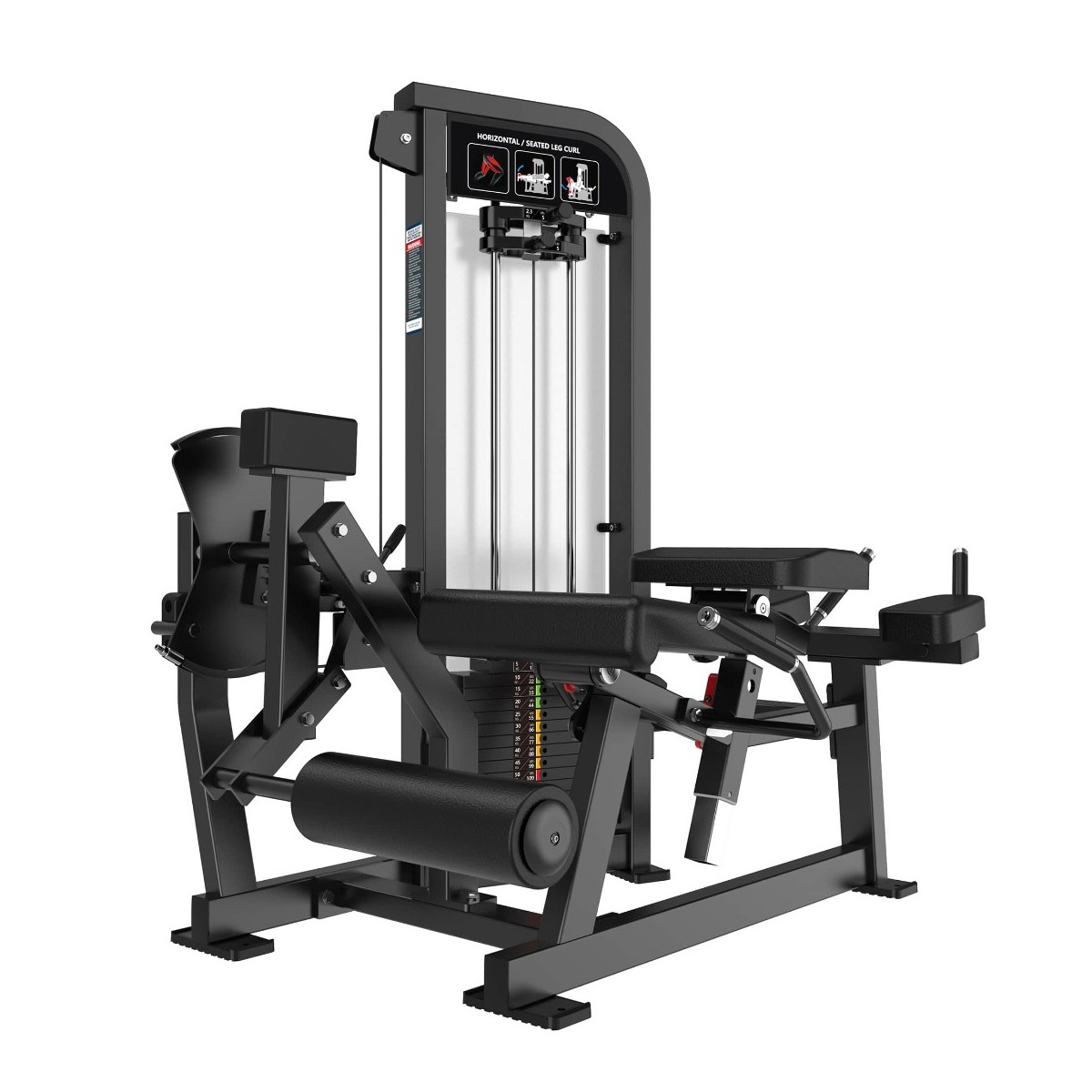 Разгибание ног сидя/сгибание ног лежа Protrain CP137 (полностью черный)