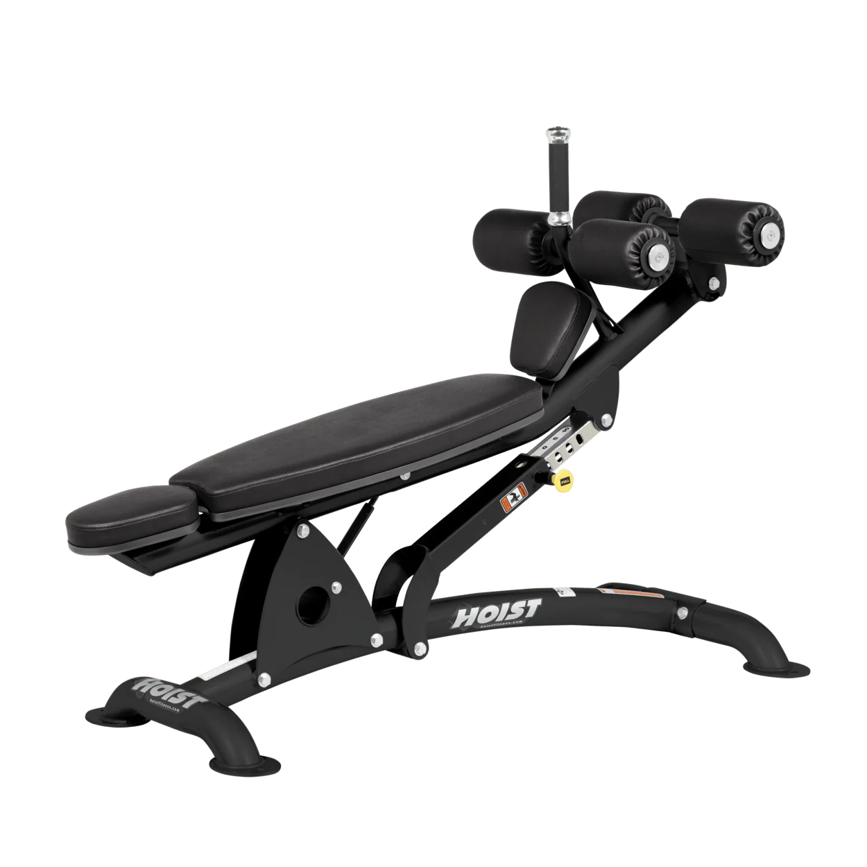 Регулируемая скамья для пресса HOIST CF-3264 матовый черный/черный
