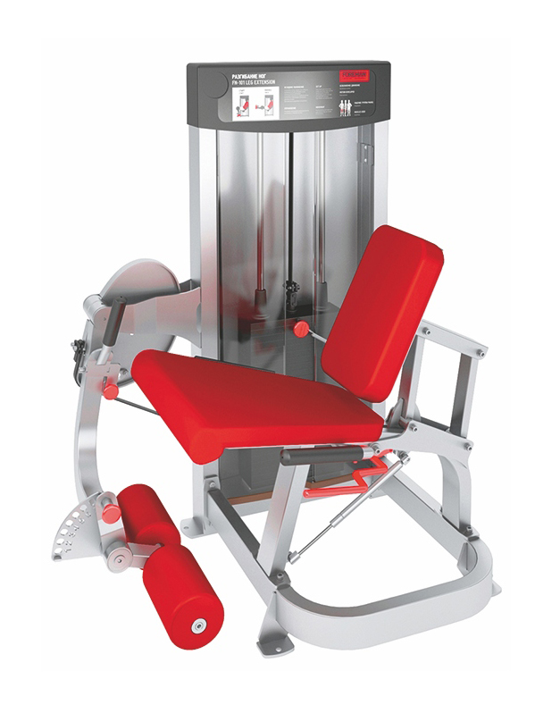 Разгибание ног FOREMAN FN-101 светло-серебряный/красный