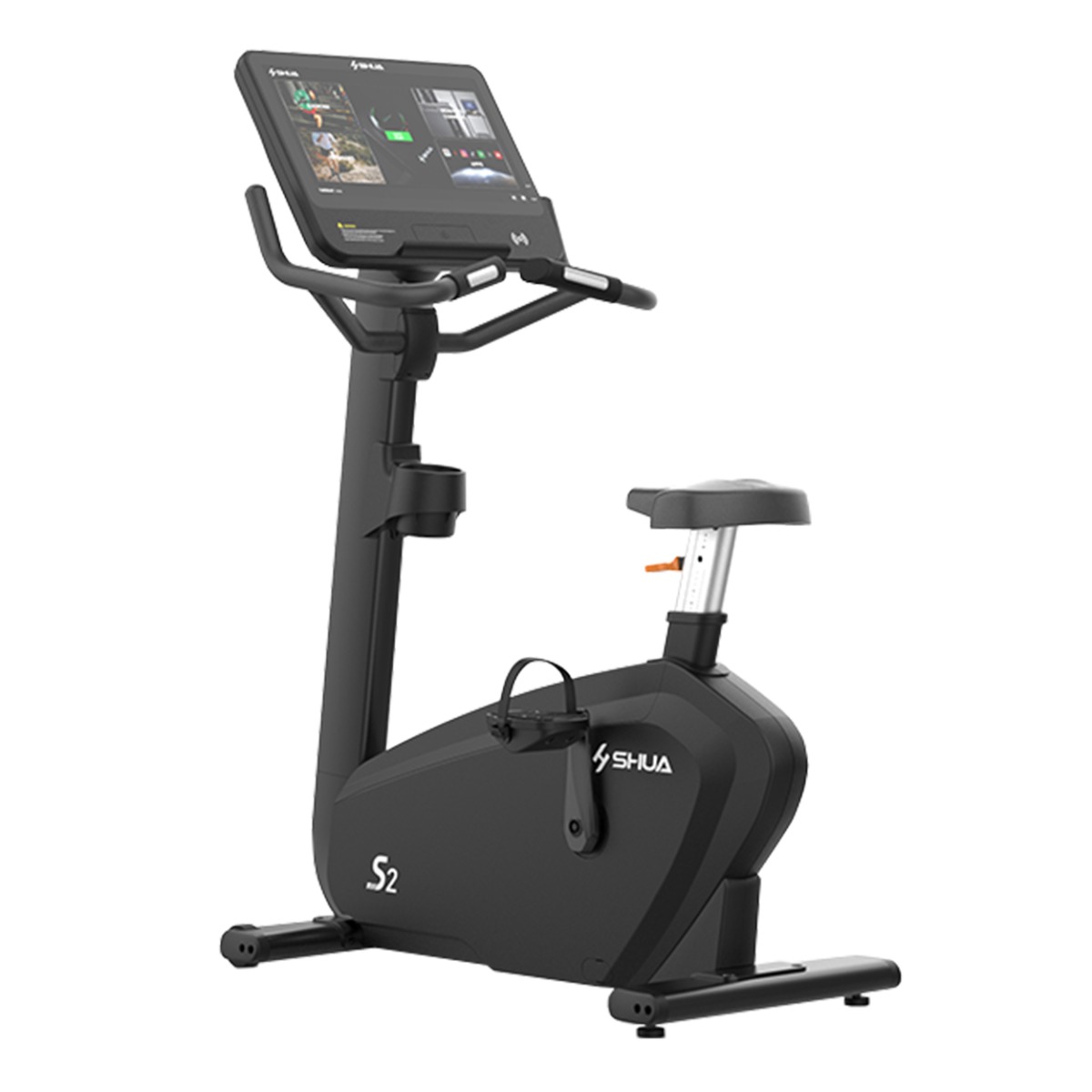 SH-B9100U22T Велотренажер вертикальный (Android-дисплей, 21,5") SHUA